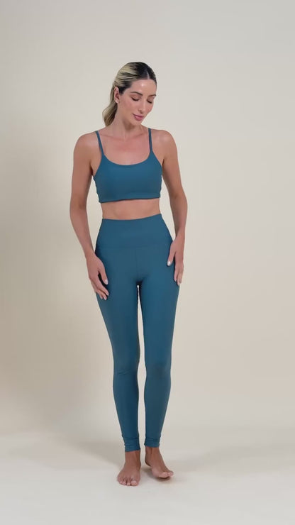 High-Waist Legging Brown – Compression & Comfort